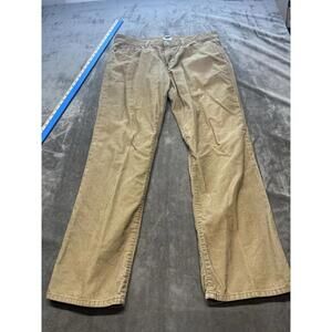 Gap Mens Authentic Straight Fit Corduroy Pants Size 34 X 30‎ Brown